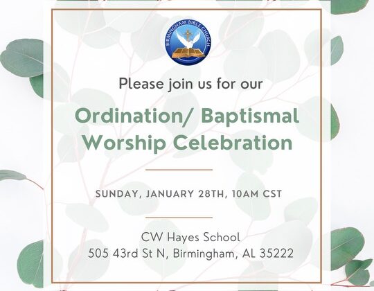 Ordination/Baptismal Worship Celebration